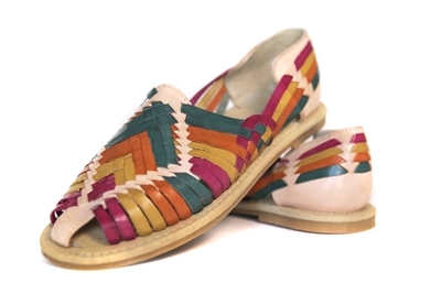 Mexican Huarache Sandals Multicolor