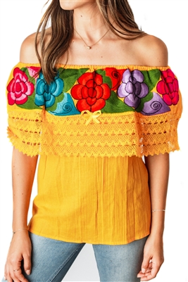 The Source for Off the Shoulder Mexican Blouses