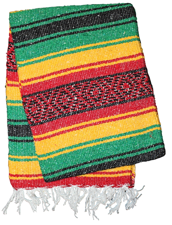 Lite Mexican Blanket - Rasta